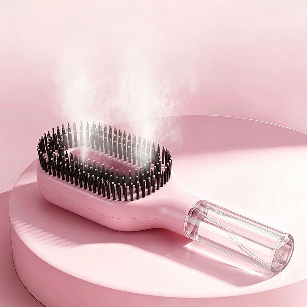 Hair Care Essence Oil Spray - 2 in 1 Spray Hair Brush