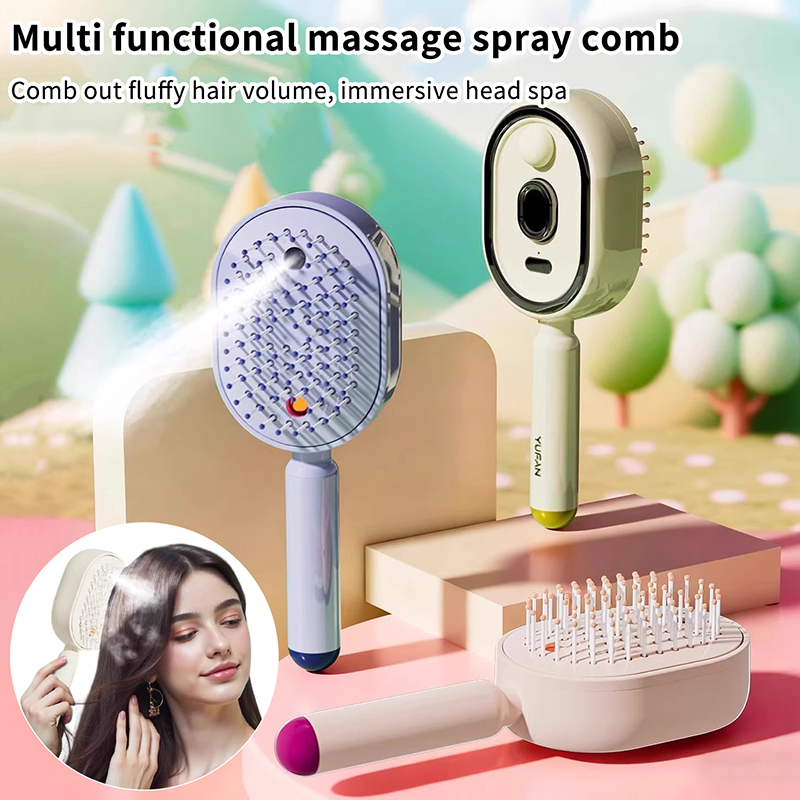 Multifunctional Massage Comb,E - đánh giá và giá Hair Care Essence Oil Spray