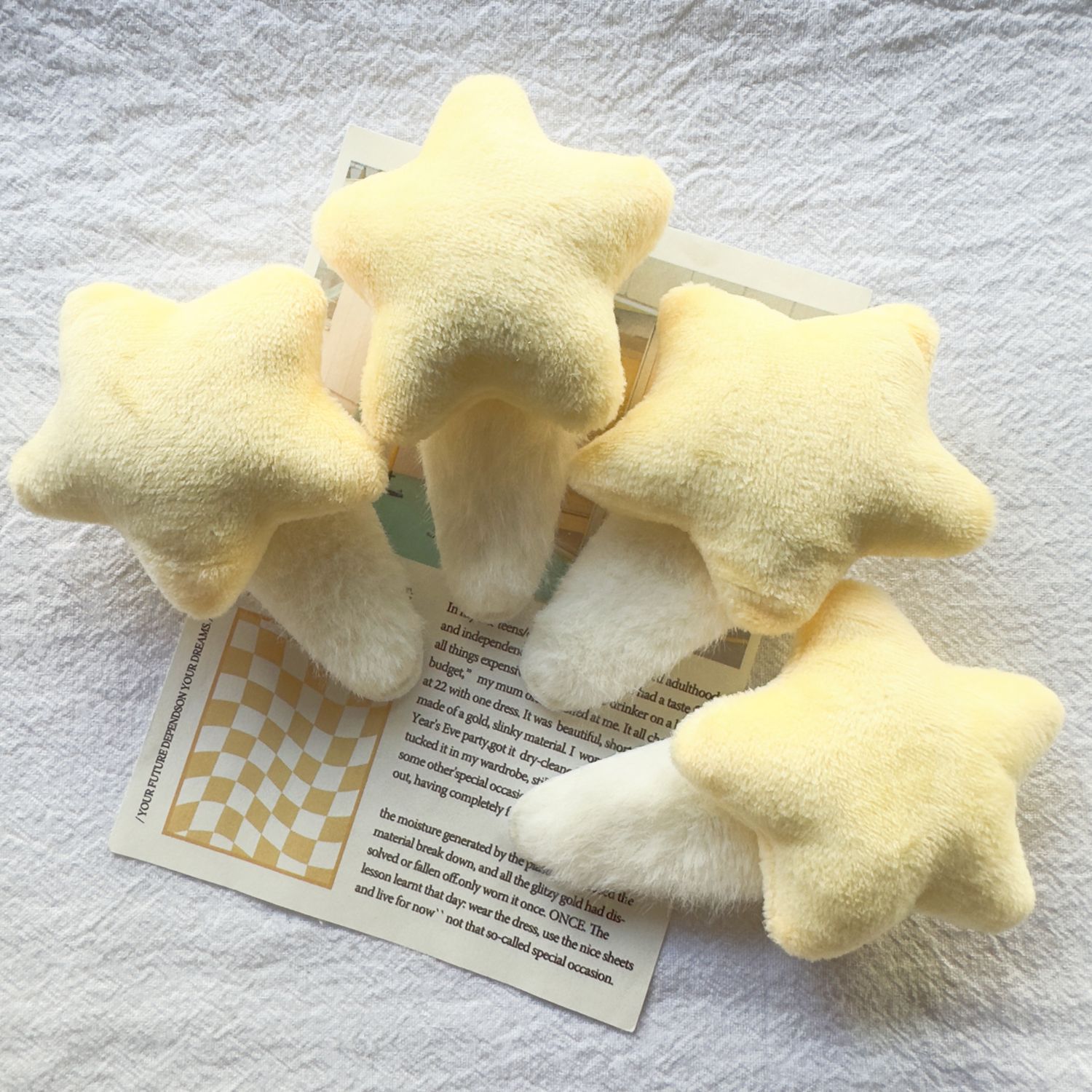Cute Cream Yellow Plush Star B - đánh giá và giá Hair Care Lotion
