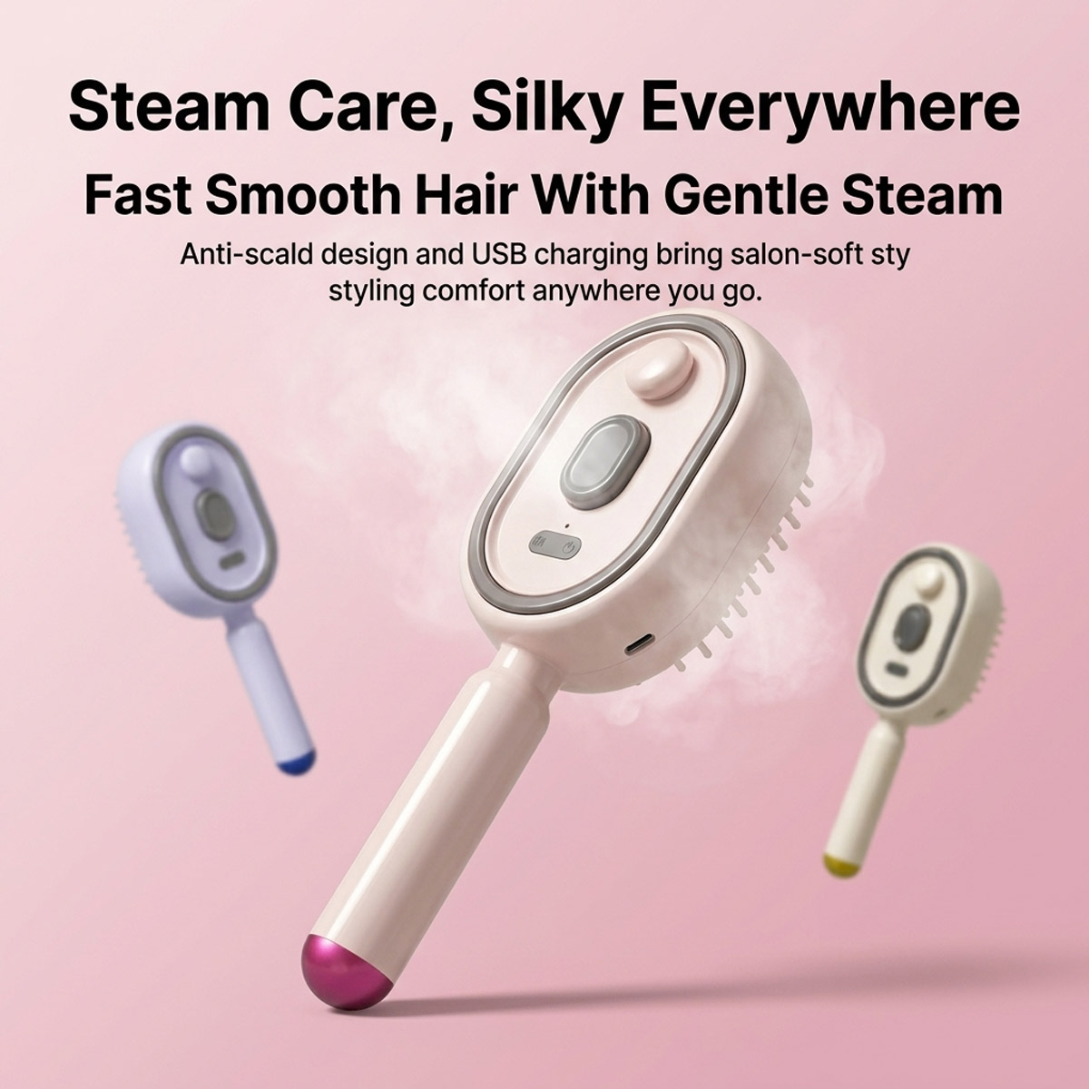 Electric Self-Cleaning Hair Co - đánh giá và giá Hair Care Essence Oil Spray