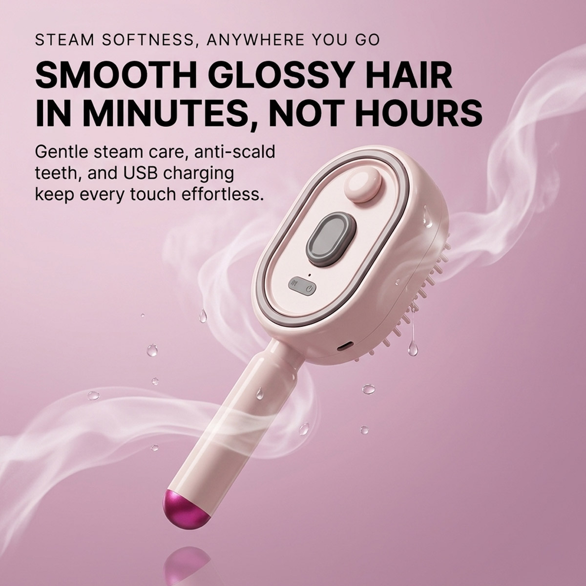 Electric Self-Cleaning Hair Co - đánh giá và giá Hair Care Essence Oil Spray