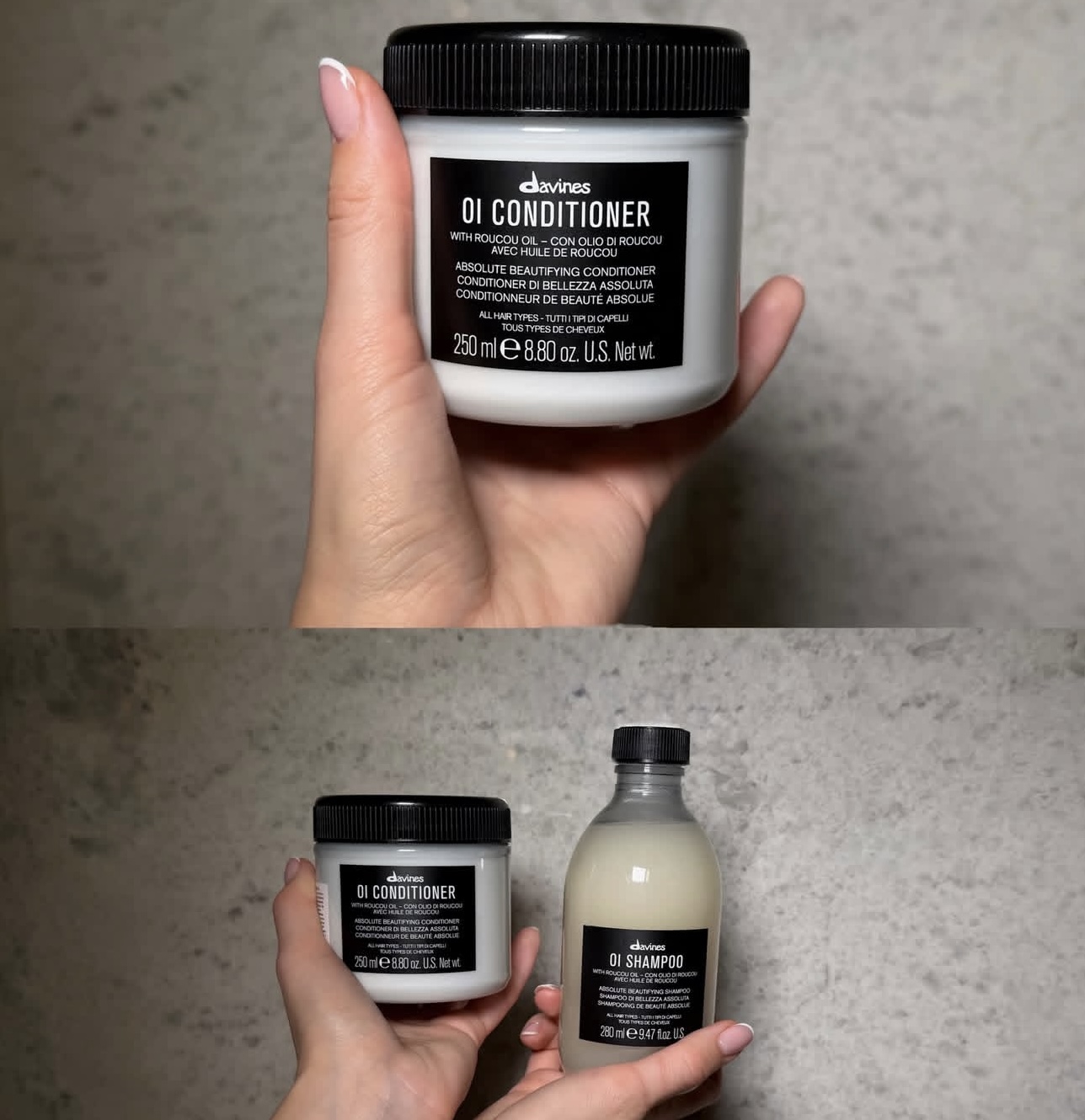Davines OI Hair Shampoo Condit - đánh giá và giá Hair Care Salon