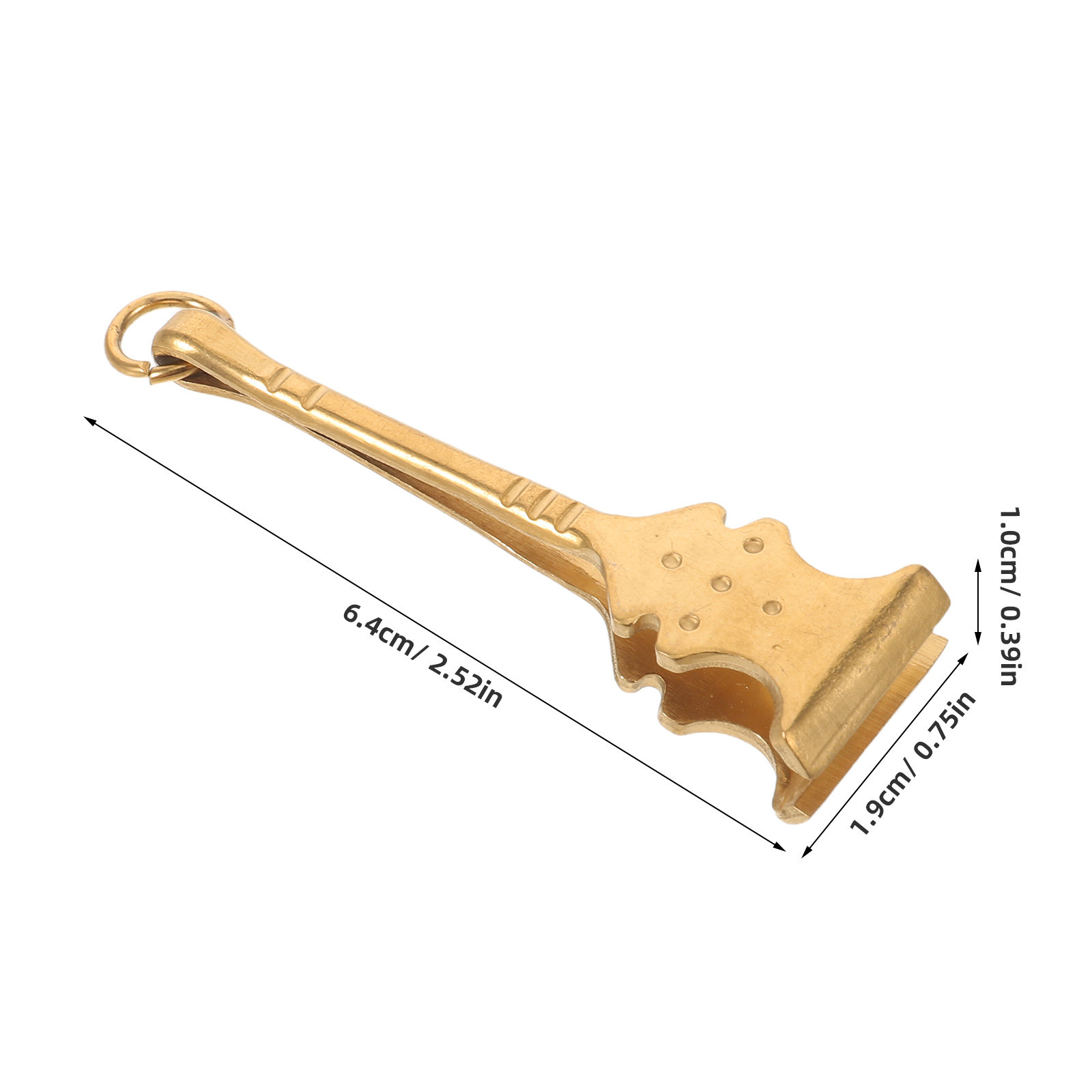 Wide Tip Gold Guitar Shaped St - đánh giá và giá Hair Care Tips