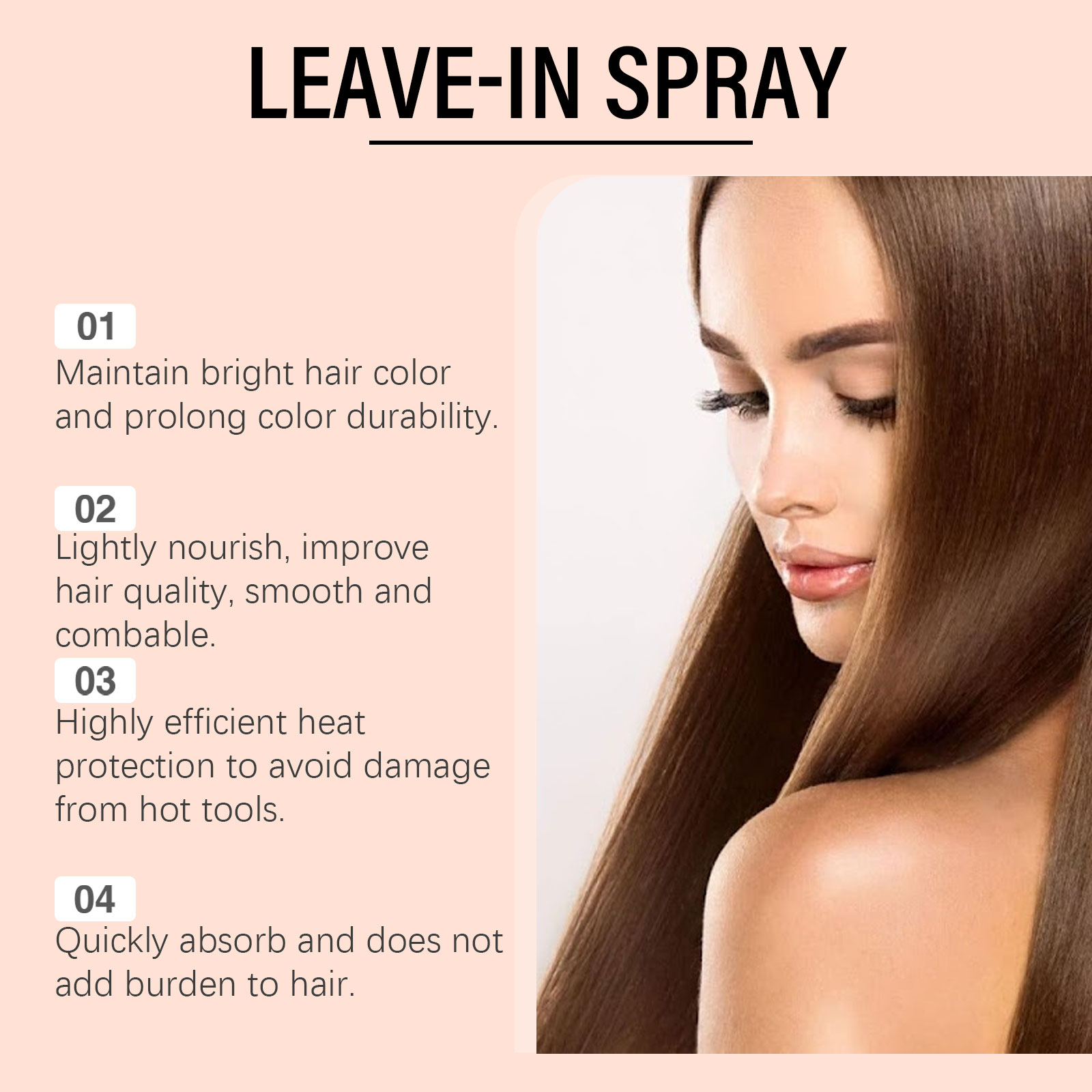 Moisturizing Spray for Hair Sc - đánh giá và giá Hair Care Essence Oil Spray