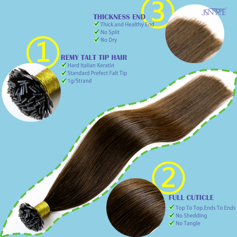 JSNME Flat Tip Human Hair Exte - đánh giá và giá Hair Care Tips
