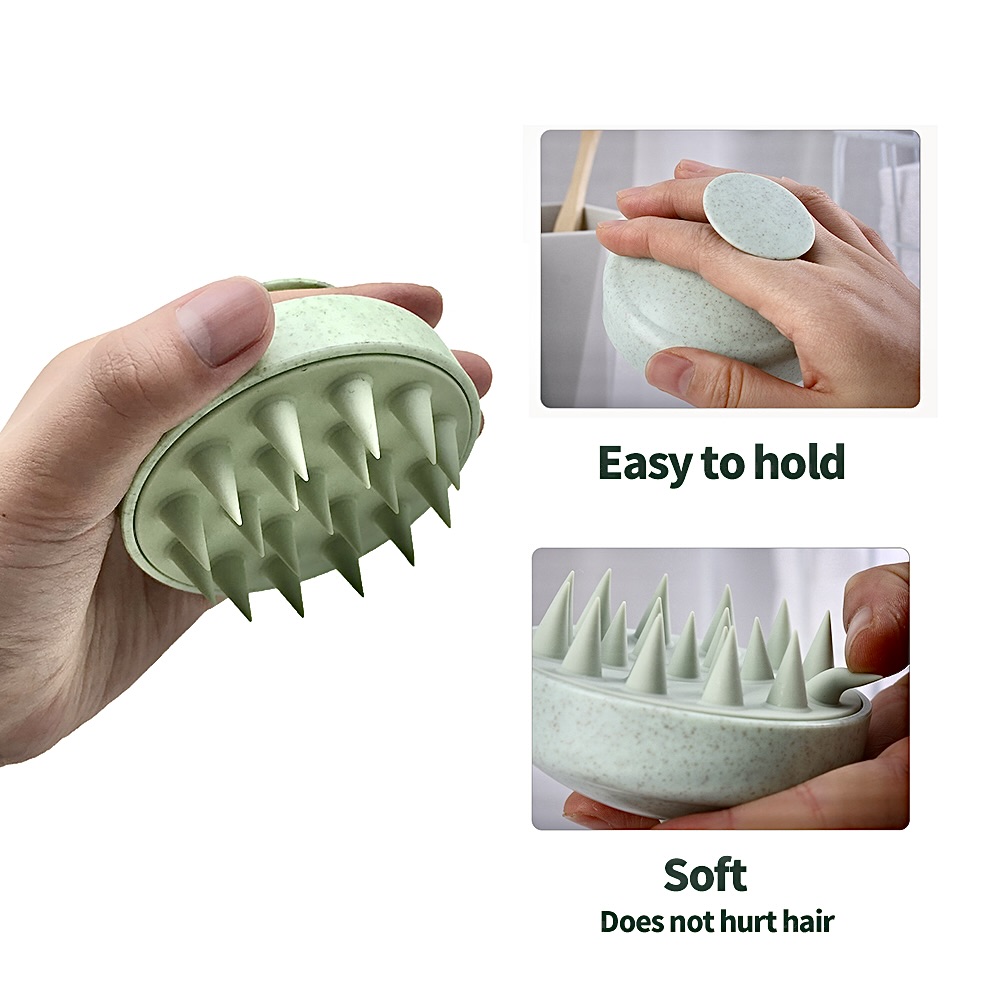 Wheat Straw Silicone Head Wash - đánh giá và giá Hair Care Dandruff