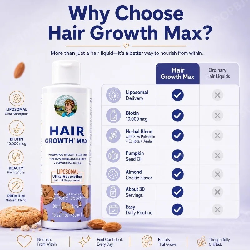 Women's Hair Growth MAX Liposo - đánh giá và giá Hair Care Capsule