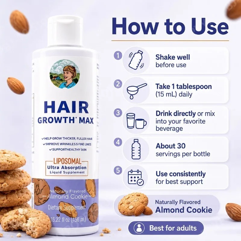 Women's Hair Growth MAX Liposo - đánh giá và giá Hair Care Capsule