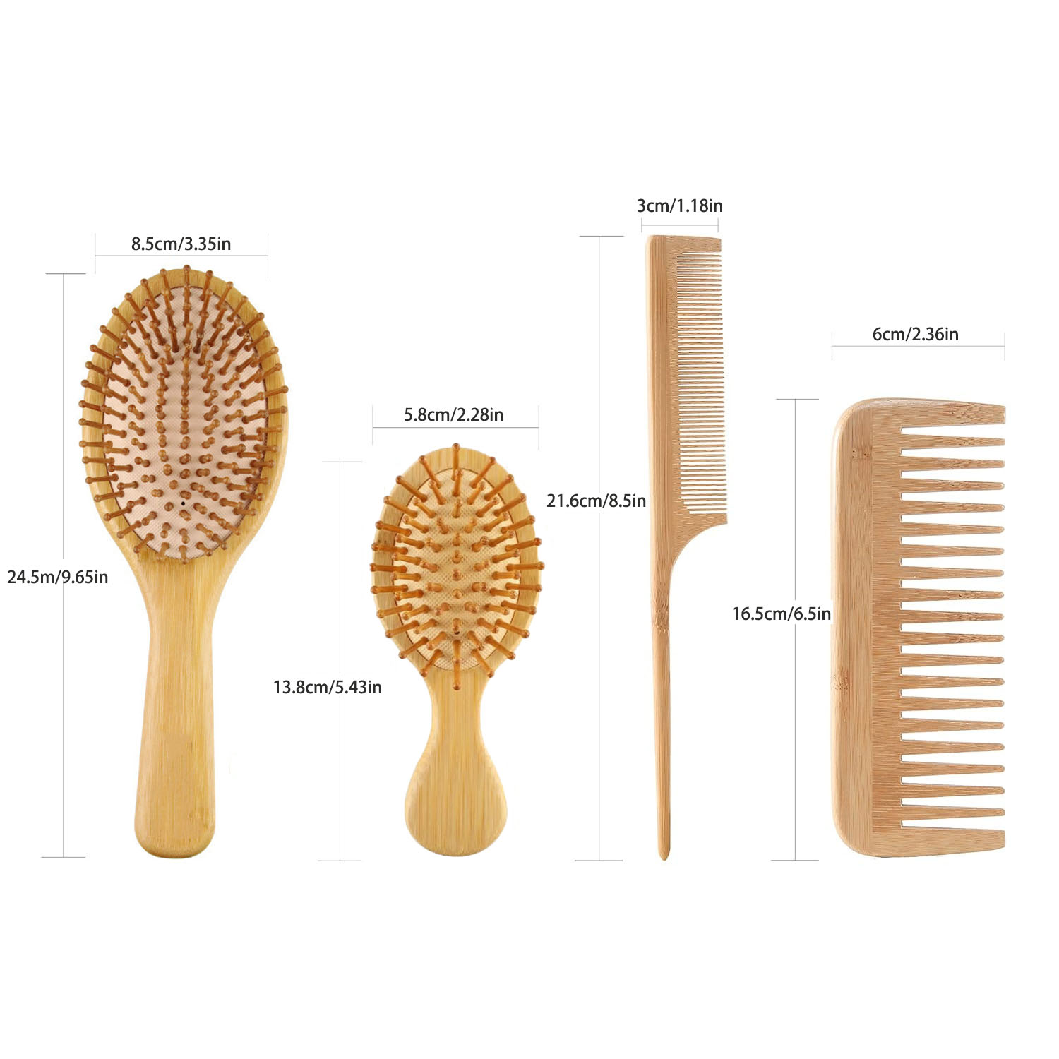 Bamboo Hair Brush Comb Set for - đánh giá và giá Hair Care For Men