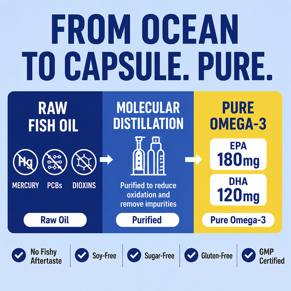 Deep Sea Omega 3 Fish Oil Soft - đánh giá và giá Hair Care Capsule