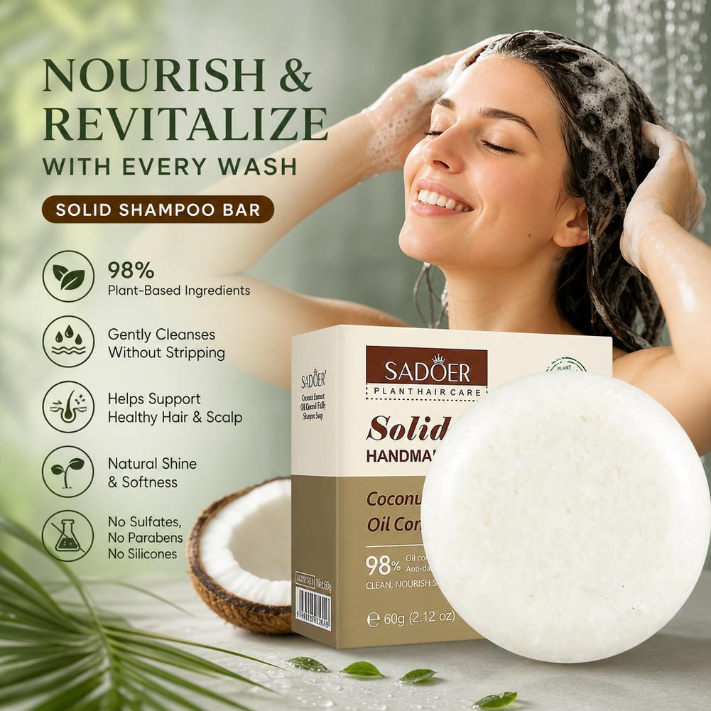 Natural Coconut Shampoo Bar fo - đánh giá và giá Hair Care Dandruff